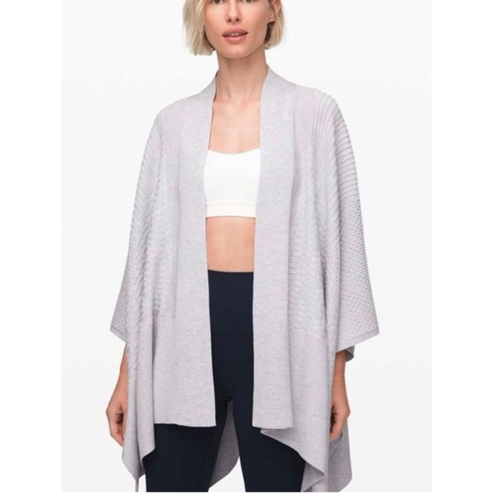 Lululemon Dream Weaver Wrap Heathered Core Ultra Light Grey OS